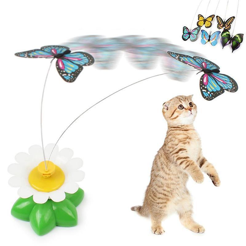 Rotating Electric Pet Flying Butterfly Toy