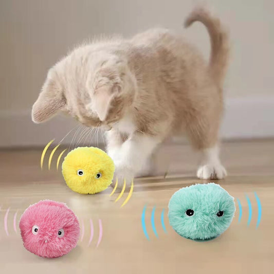 CattyNip Interactive Squeak Ball